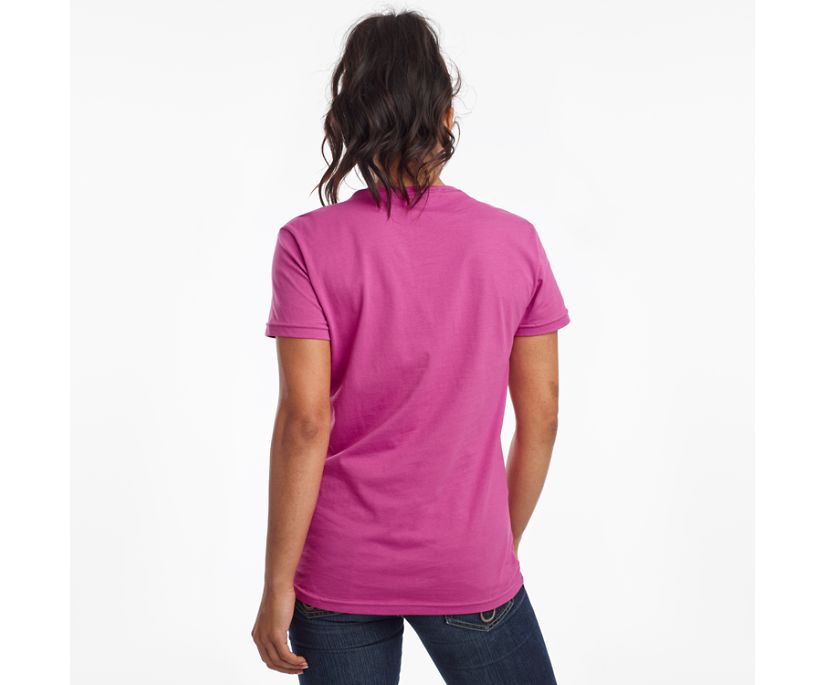 Saucony Rested Short Sleeve Women's Shirts Purple | Canada 290RVDW